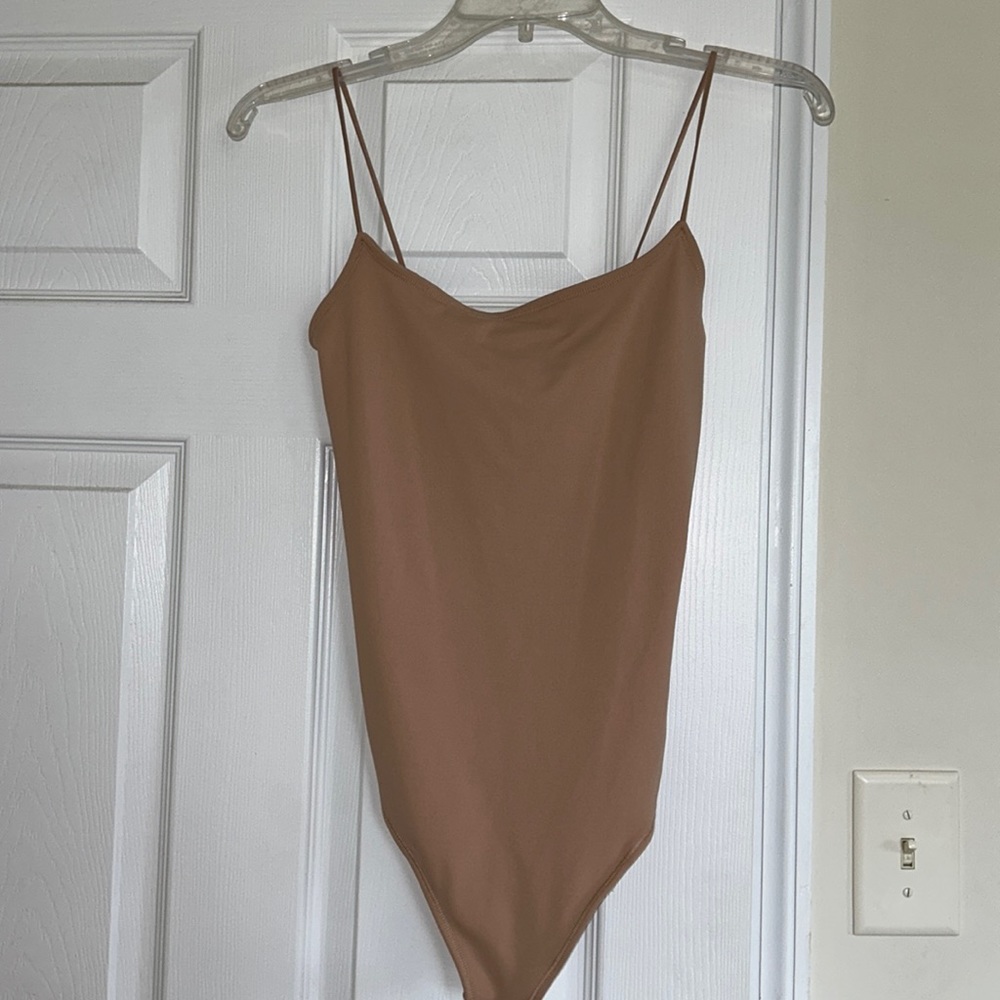 A&F Tan Bodysuit. Size Medium.
